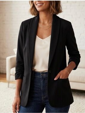 Banana Republic Black Tailored Women's Blazer